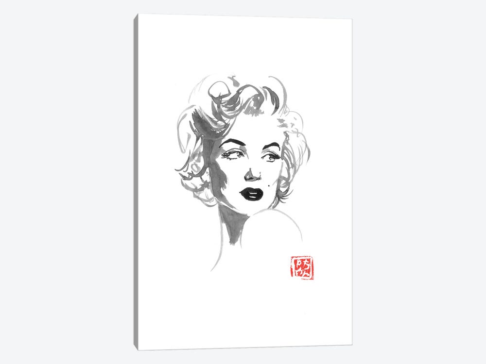 Marylin Looks Right by Péchane 1-piece Art Print