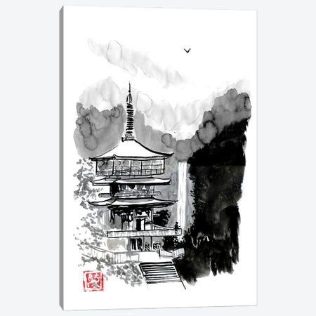 Pagoda And Fall Canvas Print #PCN613} by Péchane Canvas Art