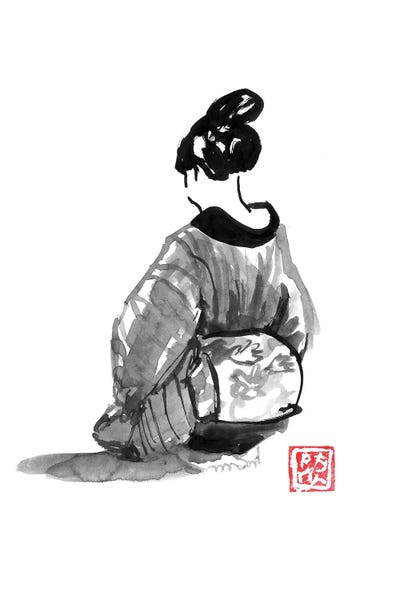 Japanese Culture: Back Of The Geisha by Péchane