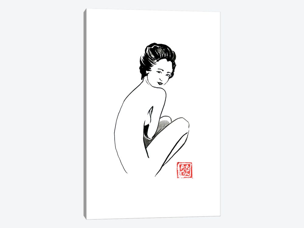 Washing Geisha by Péchane 1-piece Art Print