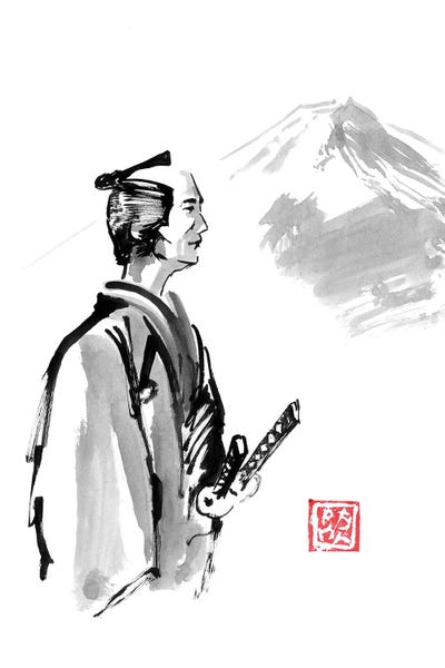 Japanese Culture: Travelling Samurai by Péchane