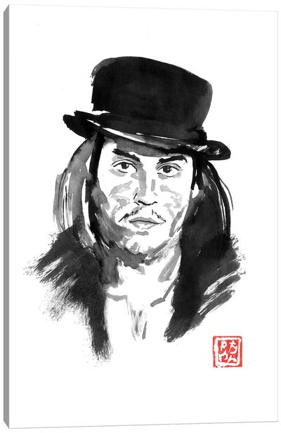Daed Man Canvas Art Print - Johnny Depp