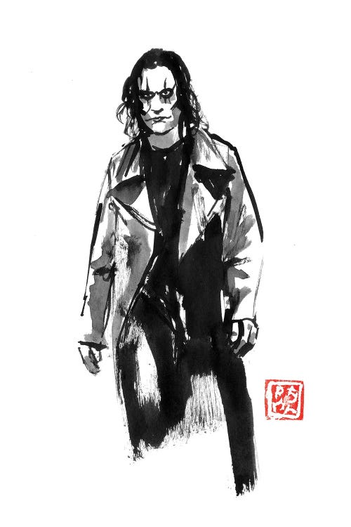 The Crow Walking