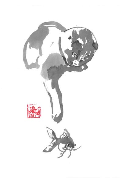 Goldfish: Fishing Cat by Péchane