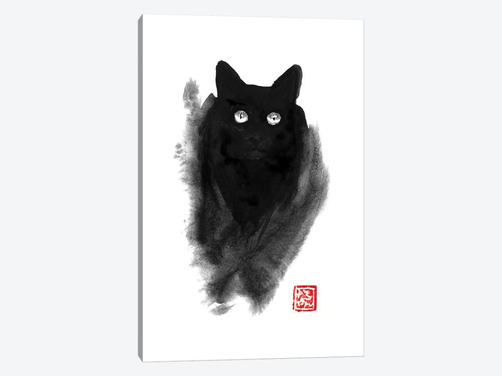 Fluffy Cat by Péchane 1-piece Canvas Art Print
