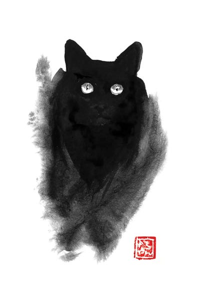 Black Cats: Fluffy Cat by Péchane