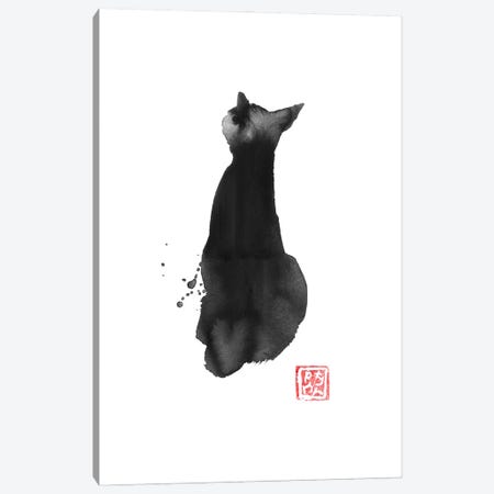 Cat Back Canvas Print #PCN659} by Péchane Canvas Art