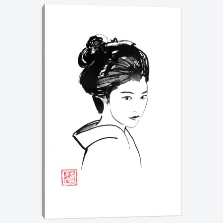 Geisha Sight Canvas Print #PCN662} by Péchane Art Print