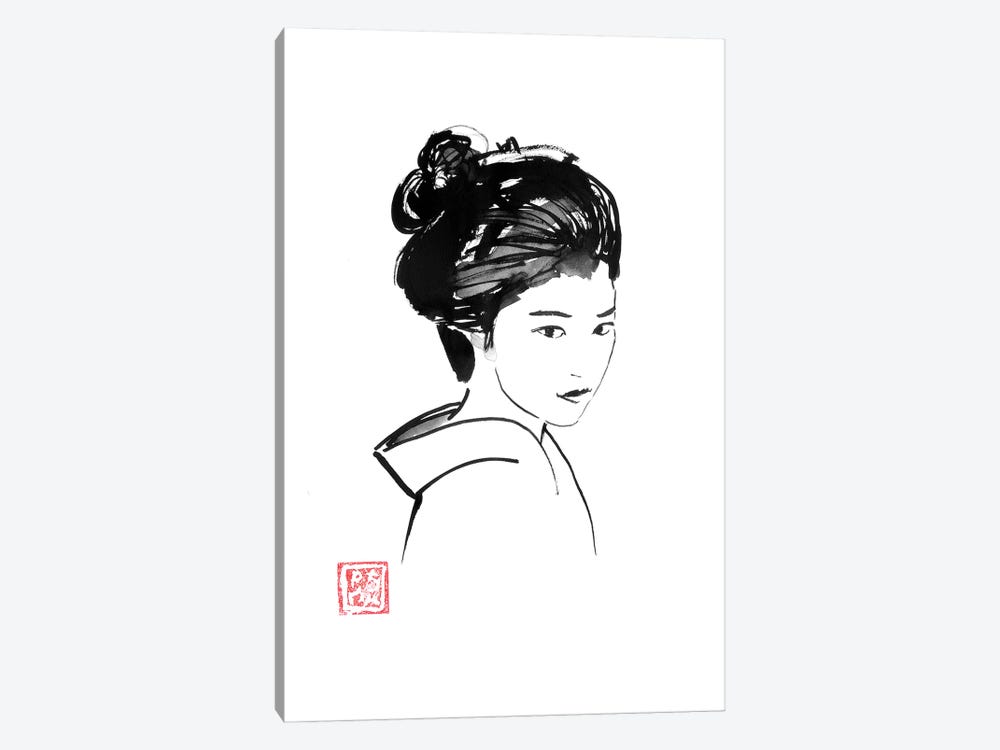 Geisha Sight by Péchane 1-piece Canvas Artwork
