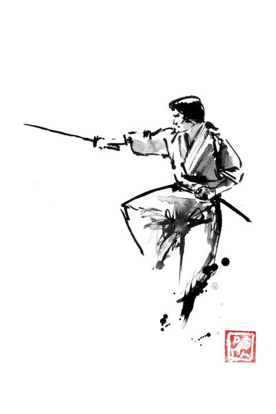 Samurai: Jumping Samurai by Péchane