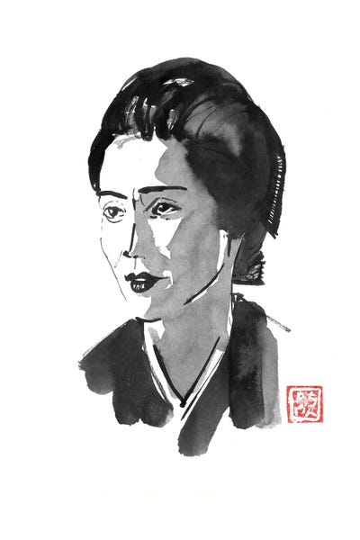 Lover by Péchane metal wall art