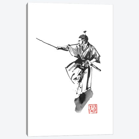 Samurai Position Canvas Print #PCN676} by Péchane Canvas Print