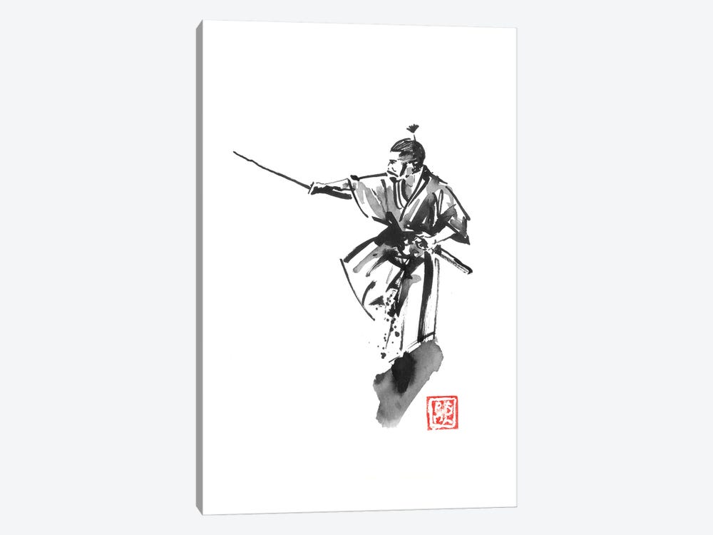 Samurai Position by Péchane 1-piece Canvas Print