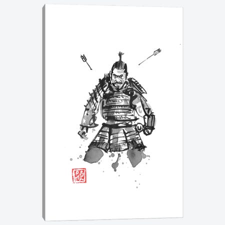 Samurai Target Canvas Print #PCN677} by Péchane Art Print
