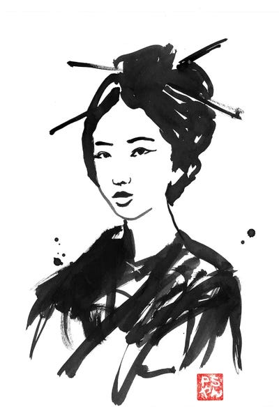 Japanese Culture: Geisha II by Péchane