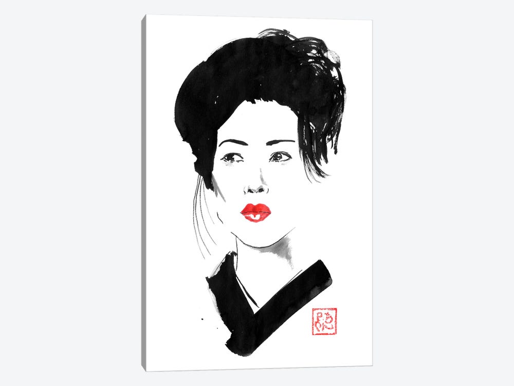 Lady Geisha by Péchane 1-piece Canvas Artwork