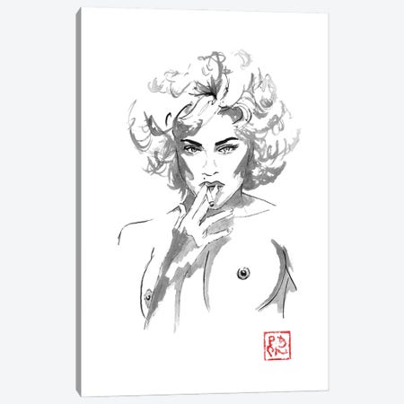 Nude Madonna Canvas Print #PCN716} by Péchane Canvas Wall Art