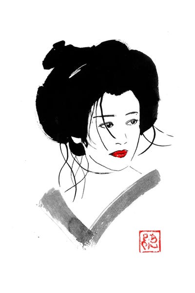 East Asian Culture: Uncombed Geisha by Péchane