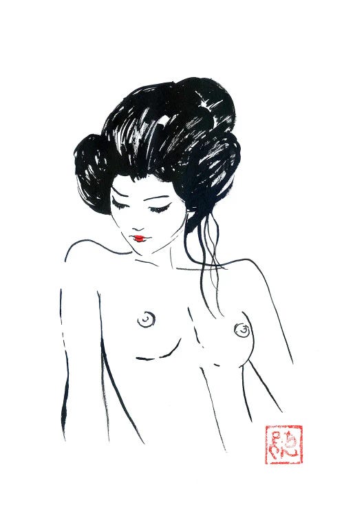 Nude Geisha Bust