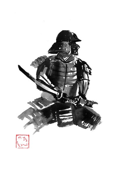 Samurai: Samurai In Armor by Péchane