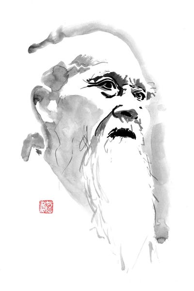 Black & White & Red: Sensei VI by Péchane