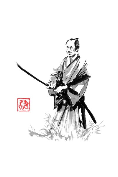 Japanese Culture: Samurai In Field by Péchane