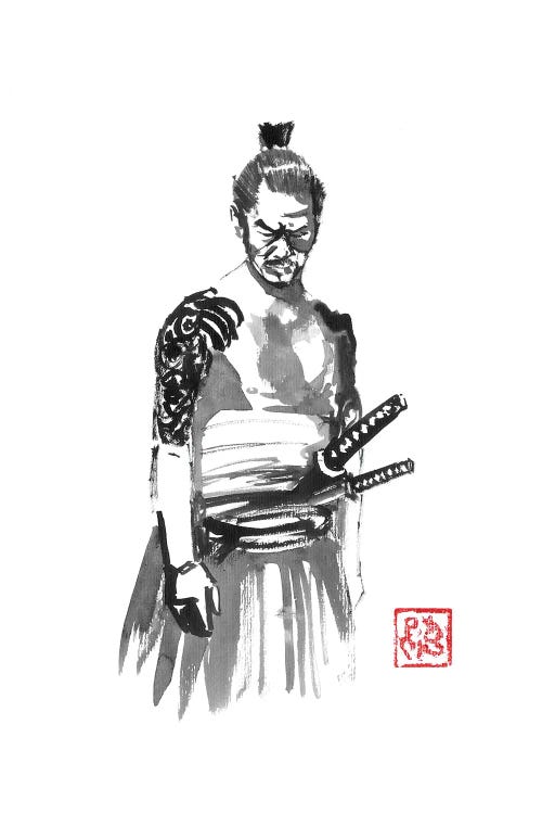 Yakuza Katana by Péchane wall art