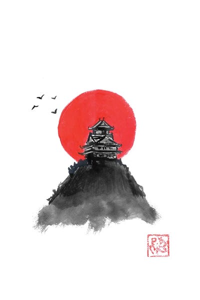 Castle On The Hill by Péchane canvas print