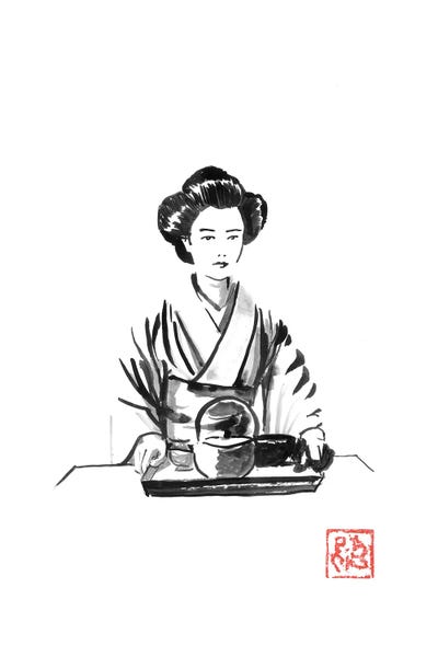 Geishas: Tea Time Geisha by Péchane
