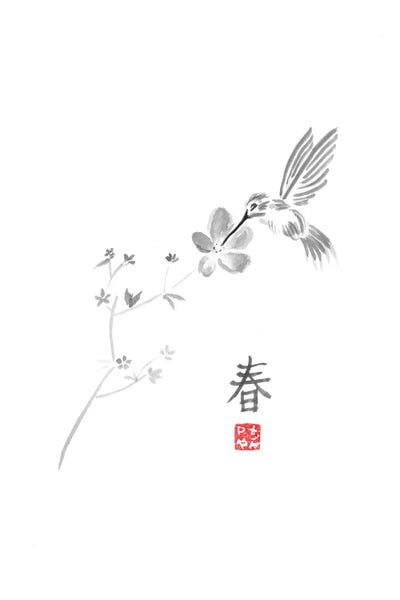 Hummingbirds: Spring Bird by Péchane