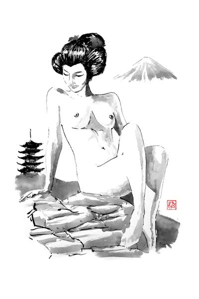 Péchane: Nude On The Hill by Péchane