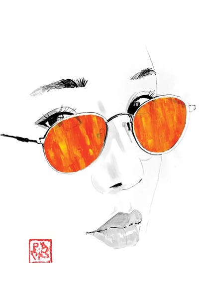 Eyewear: Orange Glasses by Péchane