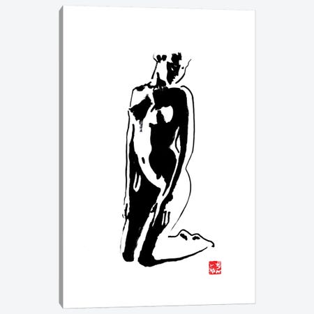 Kneeing Canvas Print #PCN92} by Péchane Canvas Artwork