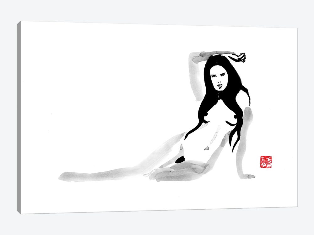 Laying Nude by Péchane 1-piece Canvas Art