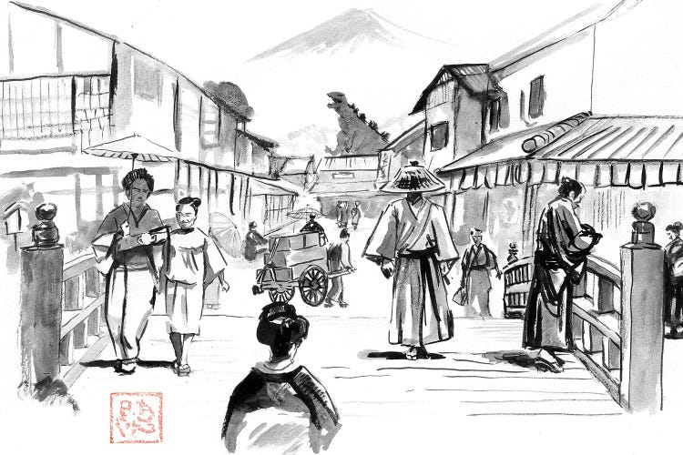 Péchane: An Edo Bridge by Péchane