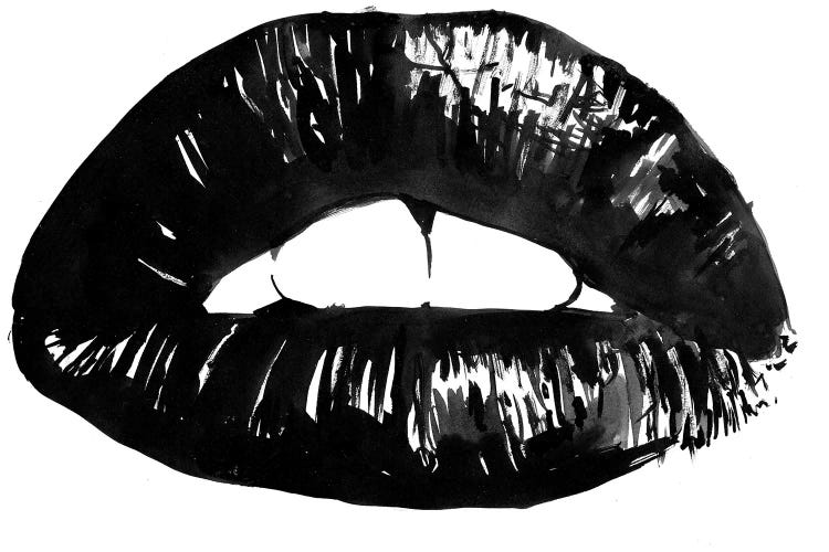 Lips by Péchane wall art