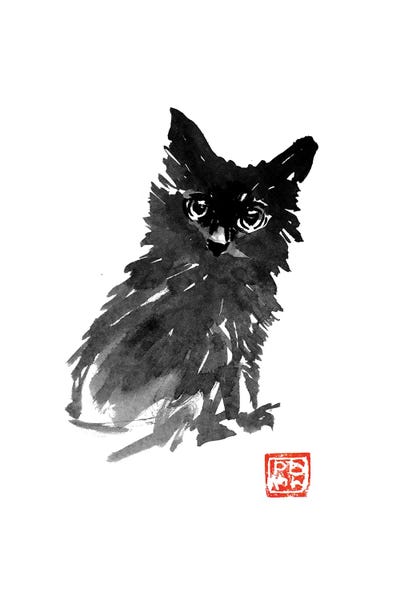 Black Cats: Little Black Cat by Péchane