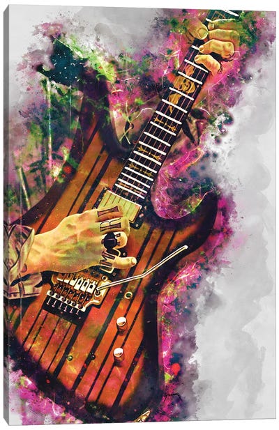 Synyster Gates's Electric Guitar Canvas Art Print - Heavy Metal