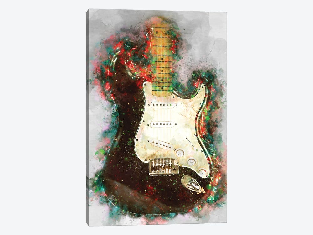 Eric Clapton's Blackie Electric Guitar by Pop Cult Posters 1-piece Canvas Artwork