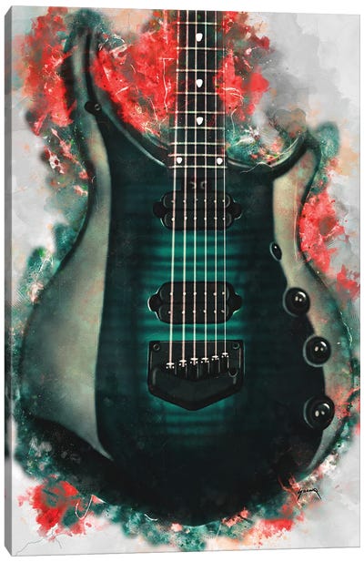 John Petrucci's Electric Guitar Canvas Art Print