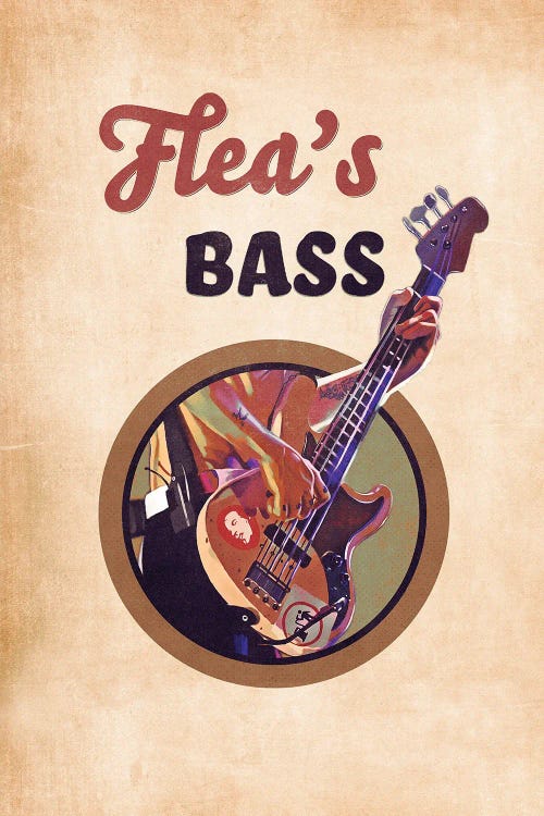 Flea's Bass Guitar Retro