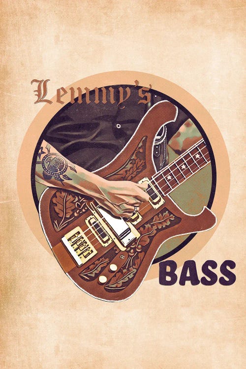 Lemmy's Bass Guitar Retro