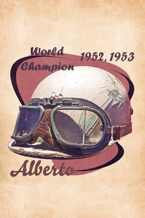 Alberto Ascari's Helmet Retro