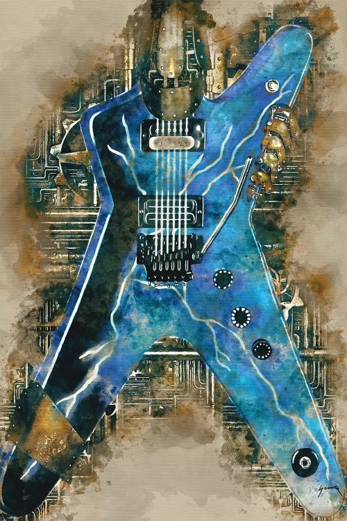 Dimebag Darrell's Steampunk Guitar