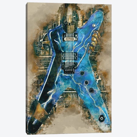 Dimebag Darrell's Steampunk Guitar Canvas Print #PCP14} by Pop Cult Posters Canvas Print