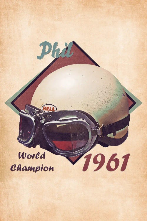 Phil Hill's Helmet Retro