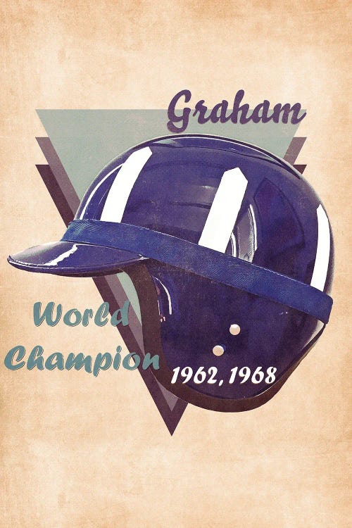 Graham Hill's Helmet Retro