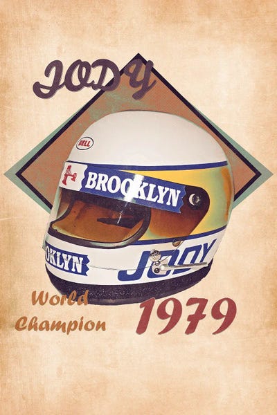 Jody Scheckter's Helmet Retro