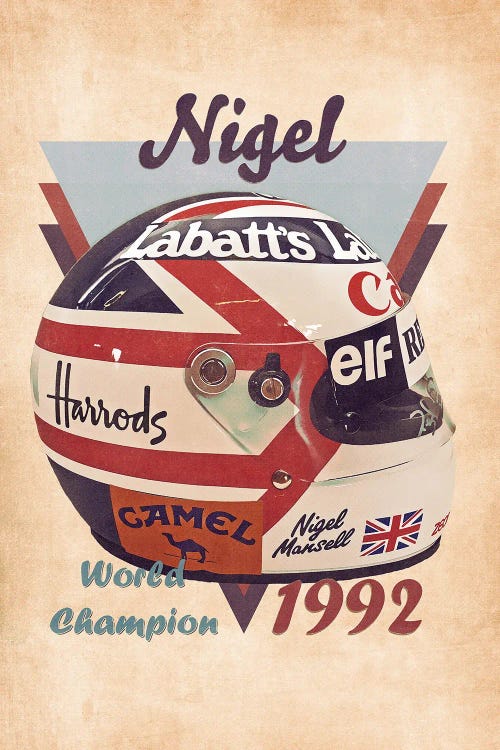 Nigel Mansell's Helmet Retro