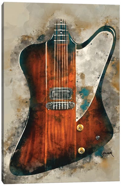 Eric Clapton's Electric Guitar Canvas Art Print